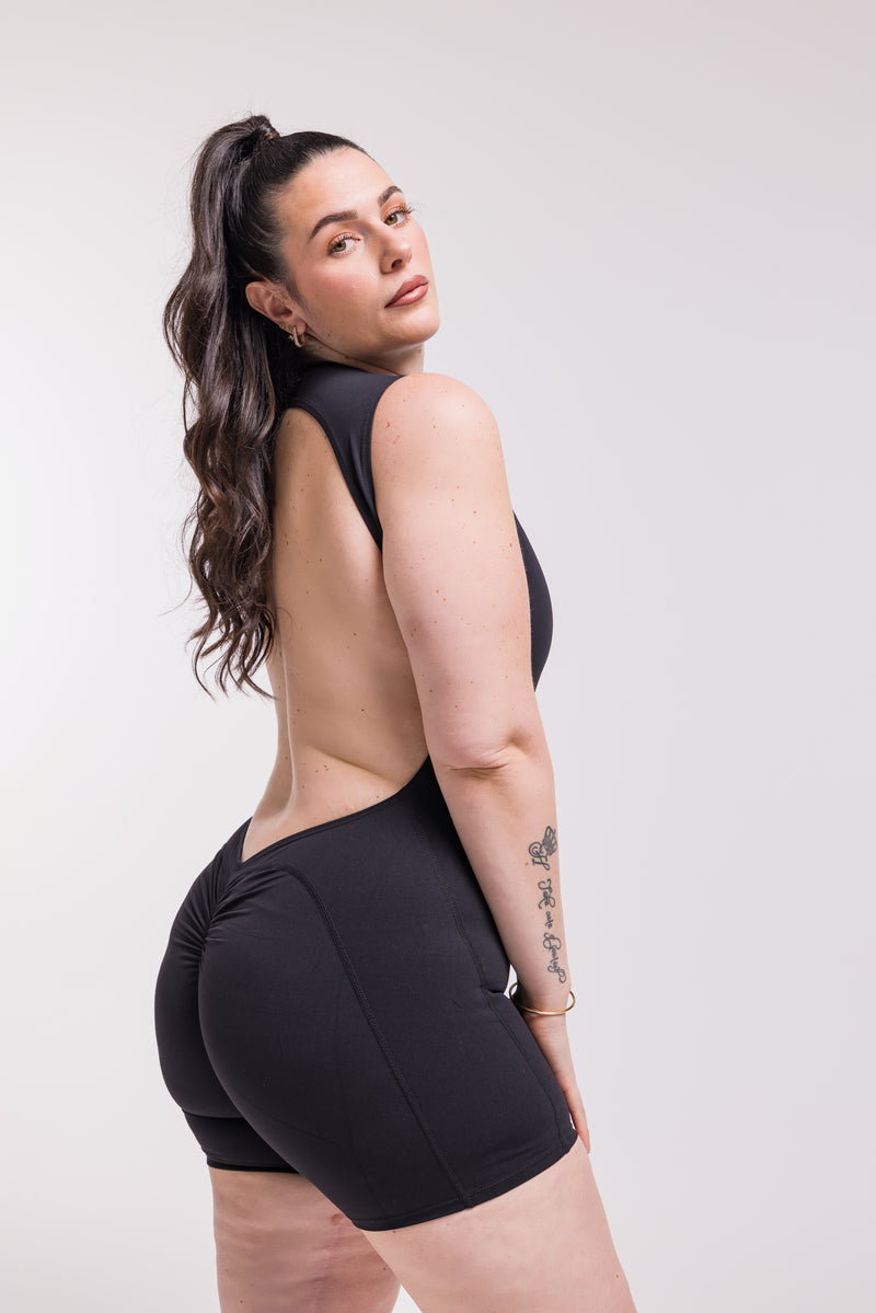 Combinaison Short Noire – Soleil du Sud