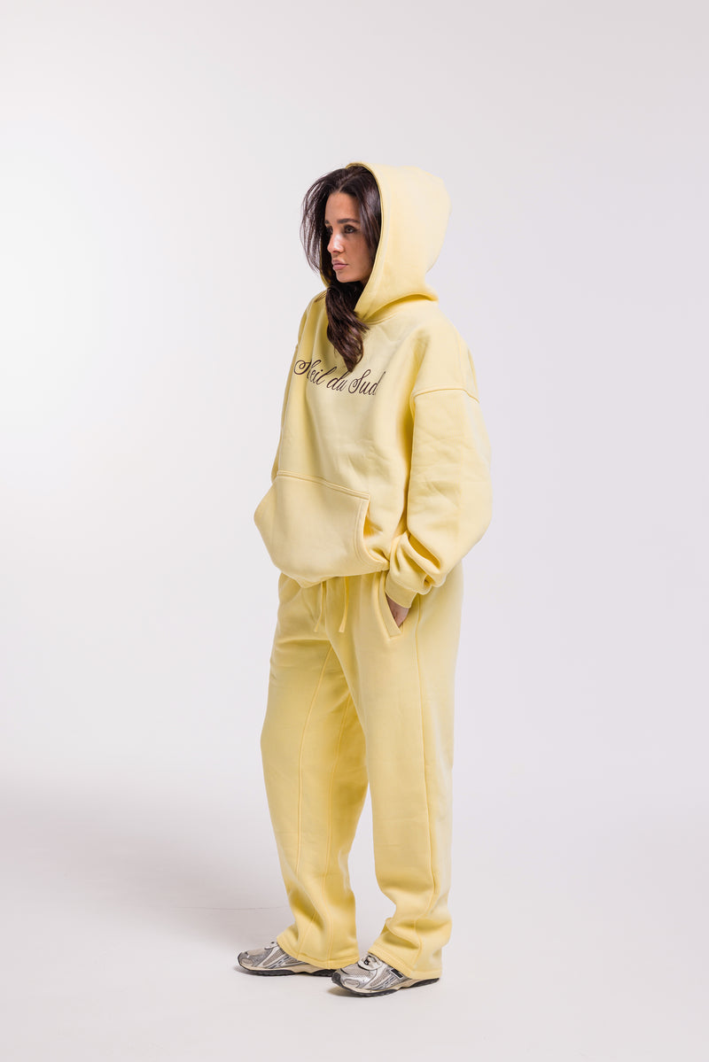 Sweat Jaune à Capuche – Soleil du Sud