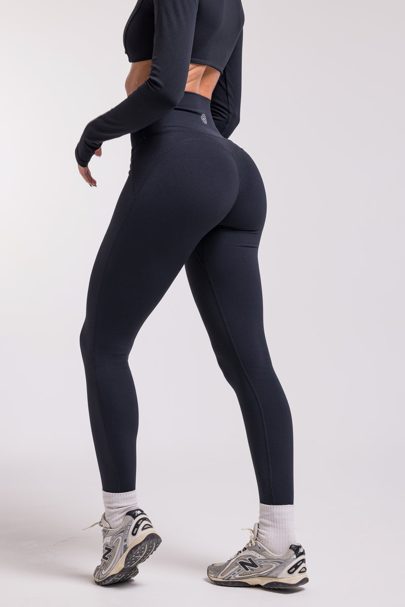 Legging Taille Haute Noir – Soleil du Sud