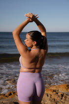 Short Light Purple Scrunch - Soleil du Sud