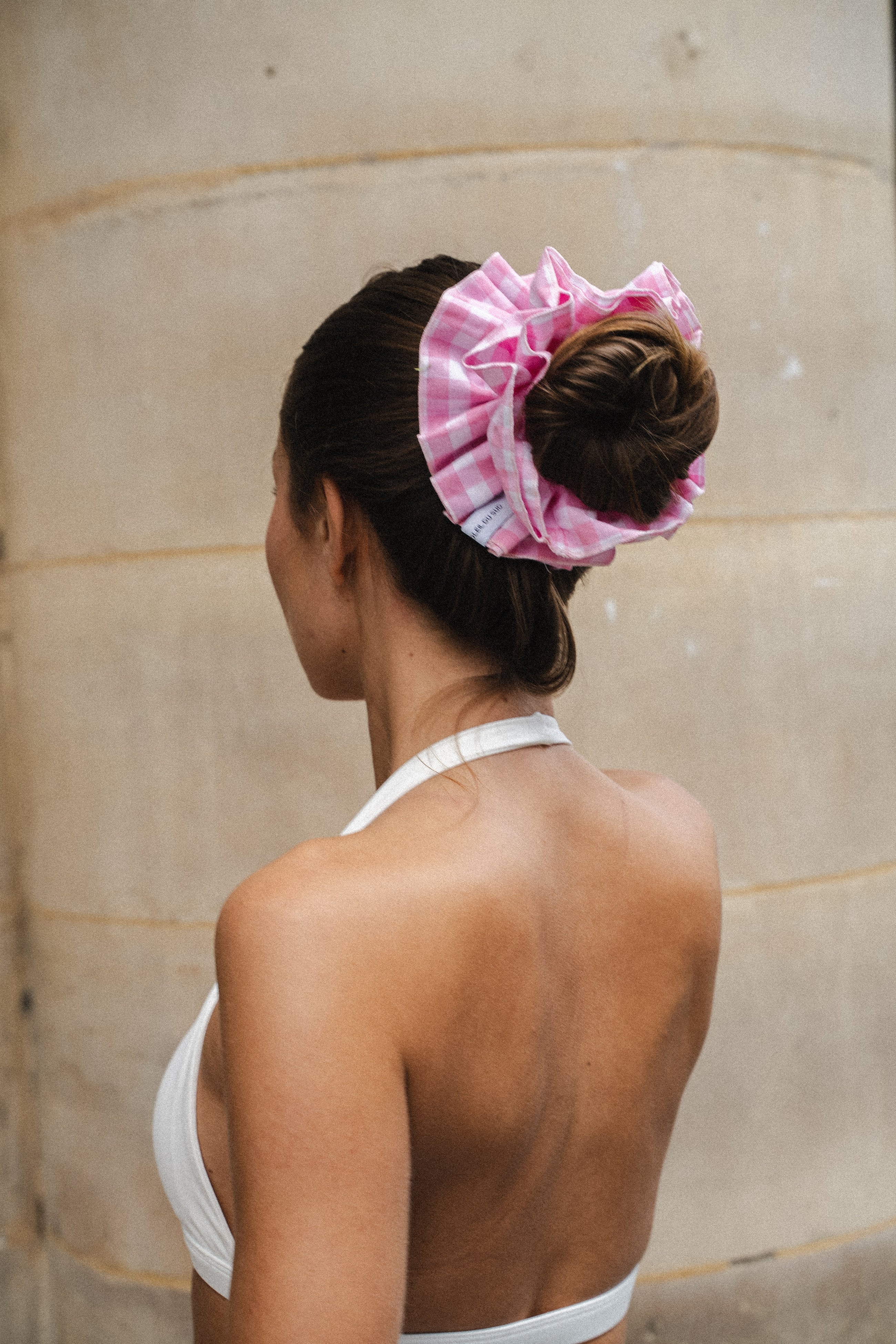 Chouchou Fluffy Pink & Green