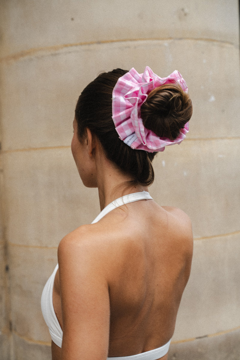 Chouchou Fluffy Pink & Green